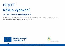 Nákup vybavení