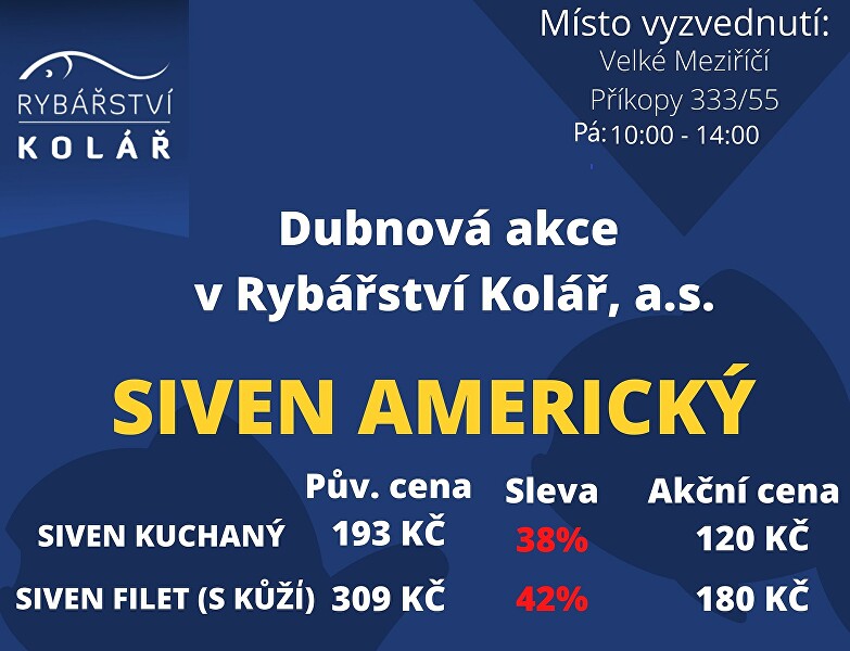 Dubnová akce - Siven americký