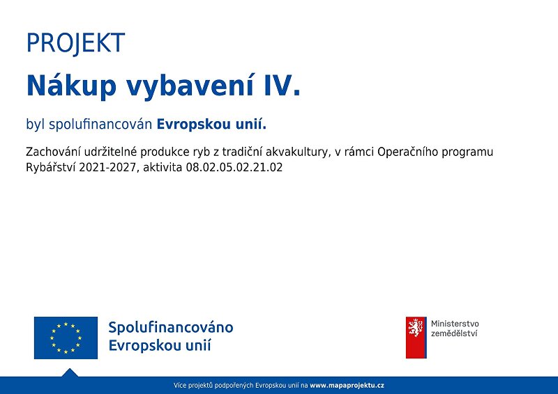 Nákup vybavení IV.